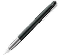 Lamy Studio 069 - Penna stilografica in acciaio inox con finitura laccata nera e verde con manico in acciaio inox lucido, pennino in acciaio inox lucido, spessore F