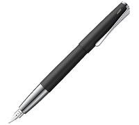 Lamy studio black - penna con corpo elegante in metallo - clip elica, pennino in acciaio EF - cartuccia d'inchiostro T 10 blue incl.