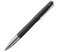 Lamy studio black roller - universale con involucro elegante in metallo - con clip a forma di elica e larghezza di tratto M - con refill roller M 63 nero
