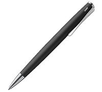 LAMY studio black sfera- universale con involucro in acciaio inossidabile elegante - con clip a forma di elica - refill gigante LAMY M 16 M nero