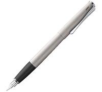 Lamy studio brushed - penna con corpo elegante in metallo - clip elica, pennino in acciaio F - cartuccia d'inchiostro T 10 blue incl.
