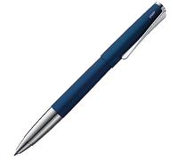 Lamy studio imperialblue roller - universale con involucro elegante in metallo - con clip a forma di elica e larghezza di tratto M - con refill roller M 63 nero