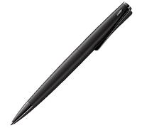 Lamy studio Lx all black sfera- universale con involucro in acciaio inossidabile elegante - con clip a forma di elica - refill gigante M 16 M nero