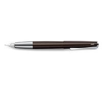 Lamy Studio Premium 069 - Penna stilografica in acciaio INOX con finitura laccata lucida e pennino in acciaio lucido, misura M, clip a elica, con cartuccia d'inchiostro T 10, colore: Blu