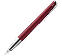 Lamy studio royalred - penna con corpo elegante in metallo - clip elica, pennino in acciaio EF, cartuccia d'inchiostro T 10 blue incl.
