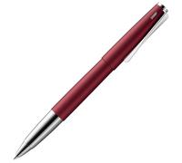 Lamy studio royalred roller - universale con involucro elegante in metallo - con clip a forma di elica e larghezza di tratto M - con refill roller M 63 nero