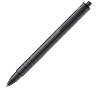 Lamy swift black roller- semplice con un'esperienza di scrittura fluida - involucro robusto in acciaio inossidabile e larghezza di tratto B - con refill roller M 66 blue