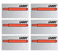 LAMY T10 - Cartucce d'inchiostro blu (6 pacchetti, rosso)