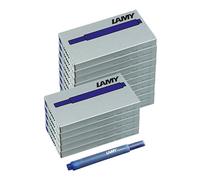 LAMY T10 Set di 15 cartucce di inchiostro cancellabili con grande riserva di inchiostro, adatte per tutti i modelli di penne stilografiche Lamy - Contenuto 1,25 ml per cartuccia - 5 pezzi per