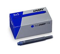LAMY T10 Set di 3 cartucce d'inchiostro con grande stock di inchiostro, adatte per tutti i modelli di penne stilografiche Lamy, contenuto 1,25 ml per cartuccia, 5 pezzi per pacchetto, colore