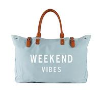 Lamyba Borsa da spiaggia da donna impermeabile a prova di sabbia, Blu, Large