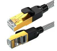 LAN Ethernet Cat6 Wire Network - Dati ad alte prestazioni, linea di trasmissione a bassa interferenza, connessione patch schermata | Setup infrastrutturale resiliente per l'infrastruttura, distribuzio