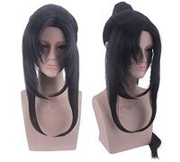 Lan Wangji Wei wuxian cosplay Parrucca Halloween Anime Mo Dao Zu Shi capelli sintetici jiang cheng wei ying lan zhan Parrucche Cosplay + berretto Taglia unica 502 WEI WUXIAN WIG