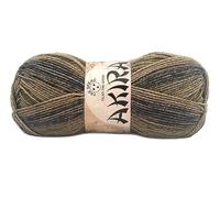 lana Akira multicolor lurex - 100g/300m in fantastiche sfumature moda per uncinetto 3,5 (azzurro-verde mix - 003)