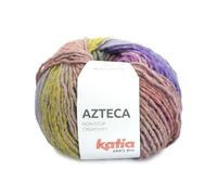 Lana Azteco Katia gomitoli da 100 grammi e 180 metri. (7892 - Lilla-Verde-Ocre)