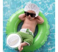 Lana cappello da bambino creativo nonna costume parrucca vestita con accesso