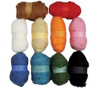 Lana cardata, 10 x 25 g