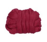 Lana Cardata, 100G/3.53OZ Lana Pura Per Feltro, Colore Rosso Vino
