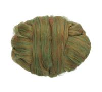 Lana Cardata, 100G/3.53OZ Lana Pura Per Feltro, Verde