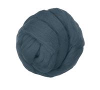 Lana Cardata, 150G/5.3OZ Lana Pura Per Feltro, Grigio Blu