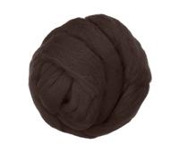 Lana Cardata, 150G/5.3OZ Lana Pura Per Feltro, Marrone Scuro