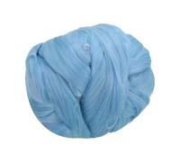 Lana cardata per feltro, 100G/3.53OZ filato puro, blu scuro