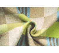 Lana-Cashmere Multi Colore Quadri Lusso Melton Doppio Strato Madei N Italia C156