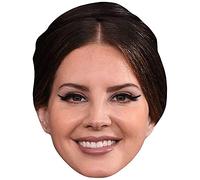 Lana Del Rey (Smile) Maschere di persone famose, facce di cartone