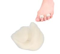 Lana Di Agnello per Le Dita Dei Piedi, Separatore Di Correttore per Dita Dei Piedi in Lana Raddrizza Dita Piedi Alluce Valgo Correttore Ortopedico Traspirante per Ridurre L'attrito