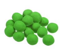 Lana Feltro Palline Perline Lana Feltro Lana Tessuto 3cm 30mm Verde 20pz