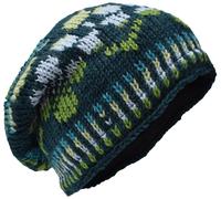 Lana Fodera Pile Cappello Teschio Maglia Hippie Boemo Multicolore Berretto