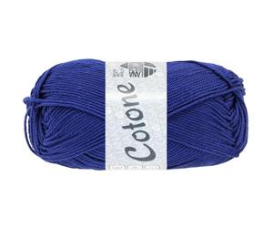 Lana Grossa 12 - Gomitolo di cotone, colore: blu reale