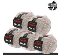 Lana Grossa Brigitte No. 2 Filo a Rete Filato 5x50g Alpaca Cotone