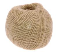 LANA GROSSA Ecopuno, elegante struttura a rete in cotone riempito con merino/alpaca, filato a mano in 17% lana vergine e 11% lana di alpaca, lana da 50 g, per lavorare a maglia e all'uncinetto, filato
