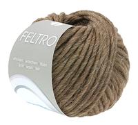 Lana Grossa - Gomitolo per lavori a maglia, color oro 23 - Graubraun