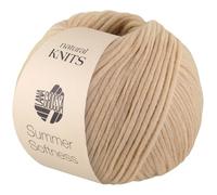 LANA GROSSA Summer Softness | Delicato filato per tubo di cotone, voluminoso riempito con morbide fibre di merino, filato a mano in 80% cotone (biologico) e 20% lana vergine | 50 g/130 m FB3