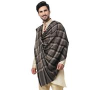 Lana invernale bellissimo scialle Paisley cashmere avvolgente uomo grande lan...