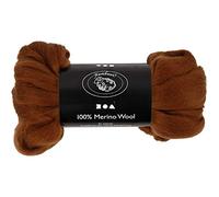 Lana merino, 21 micron, marrone, Sudafrica, 100 g