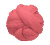 Lana per feltro ad ago 3.53oz, per tessitura, rosa pesca
