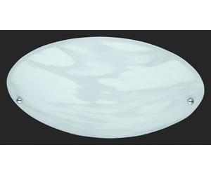 LANA PLAFONIERA VETRO DECORATO ALABASTRO D.25CM 1 LUCE ATTACCO E27