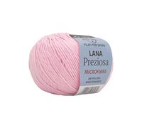 Lana Preziosa Tre Sfere Microfibra 100% 500 grammi (10 gomitoli da 50 gr x 130 mt) per Accessori, Borse, Abbigliamento e Granny con Ferri da Maglia o Uncinetto (Rosa - K774)