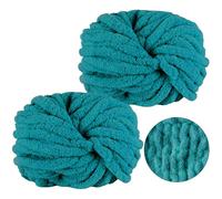 Lana spessa blu jeans, 250 g x 2 cm, super morbida per lavorare a maglia, coperte, cappelli, cuscini decorativi