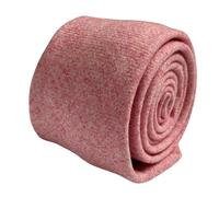 Lana Uomo Cravatta Tinta Unita Bambino Luce Rosa 100% Regalo di Lusso By