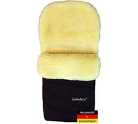 LANABEST Premium sacco a pelo realizzato in pelle di agnello. Qualità superiore della pelle: senza cromo, concia medica controllata da Oeko-Tex. Made in Germany