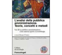 L'analisi della pubblica amministrazione. Teorie, concetti e metodi. Vol. 3: La pubblica amministrazione come sistema aperto: la morfologia