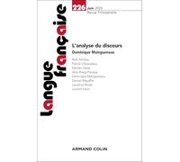 L'analyse du discours