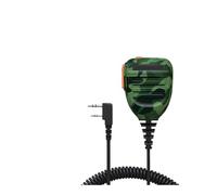 LANAPPTLTG Adatto for Baofeng PTT UV 5R Microfono Walkie Talkie Altoparlante Radio a 2 pin for Kenwood Tipo portatile for UV16 for Quansheng UV-K5(Green Camo)
