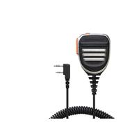 LANAPPTLTG Adatto for Baofeng PTT UV 5R Microfono Walkie Talkie Altoparlante Radio a 2 pin for Kenwood Tipo portatile for UV16 for Quansheng UV-K5(Silver)