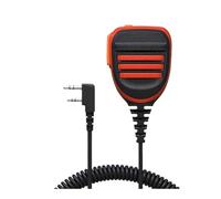 LANAPPTLTG Adatto for microfono mimetico Baofeng 2PTT Walkie Talkie Altoparlante Radio Microfono 2 pin Kenwood Tipo IP55 portatile adatto for UV-82 UV16 888S(Red)