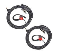 LANAPPTLTG Auricolare for 1 pin da 2,5 mm for Motorola Talkabout T200 T260 T600 MH230R MR350R Walkie Talkie for gancio auricolare a forma di G e microfono PTT(Red01-TK 2Pcs)